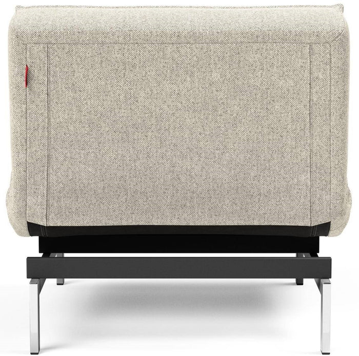 Innovation Splitback Slaapstoel Gebroken Wit | Chroom