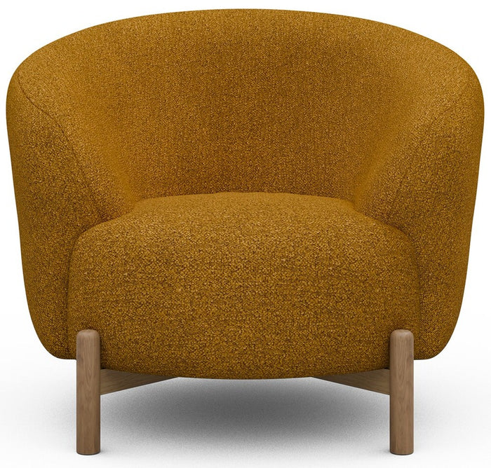 Kragelund Gran Fauteuil Oker Bouclé | Eiken