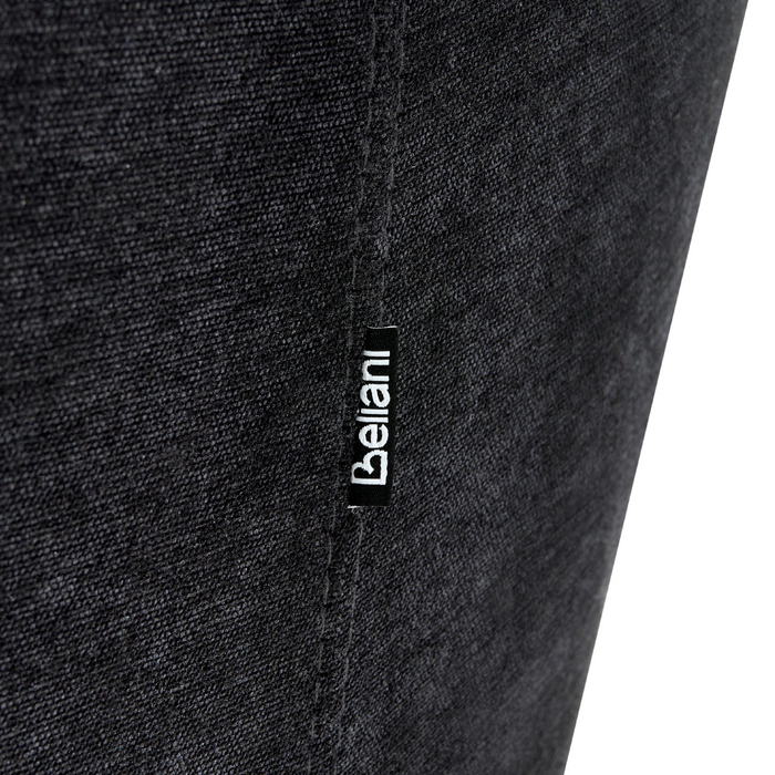 Beliani - EIBY - Fauteuil - Zwart - Chenille