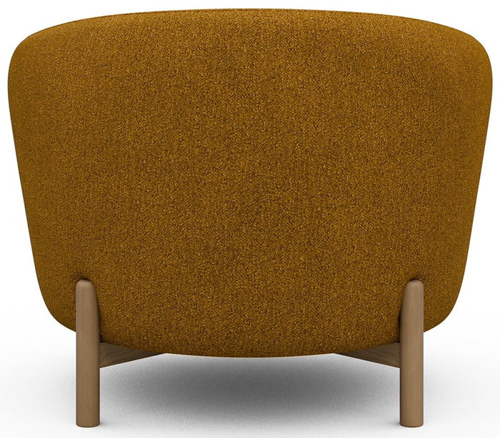 Kragelund Gran Fauteuil Oker Bouclé | Eiken