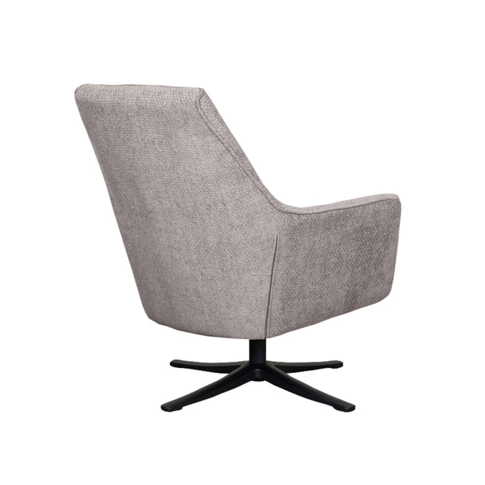 LABEL51 - Draaifauteuil Tod - Stone Elite - Zwart Metaal