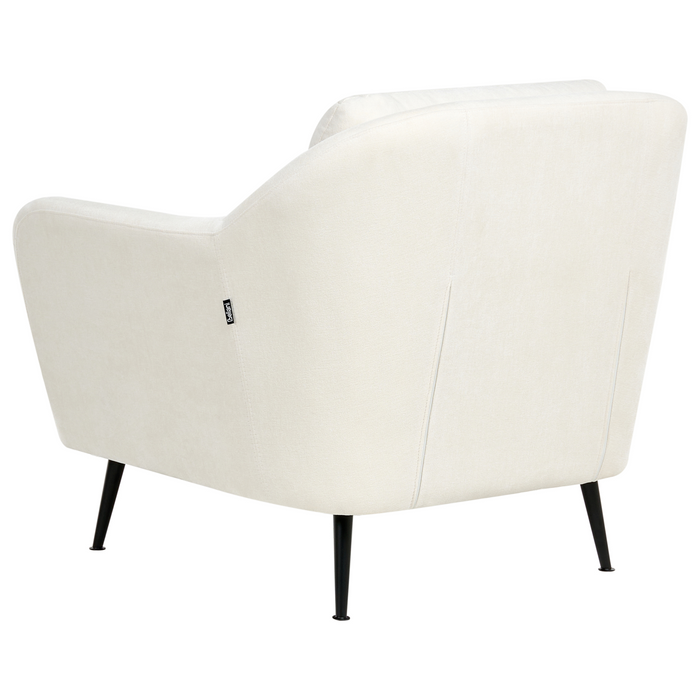 Beliani - EIBY - Fauteuil - Wit - Chenille