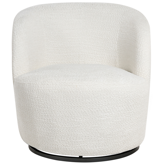 Beliani - KUOLPA - Fauteuil - Off-white - Chenille