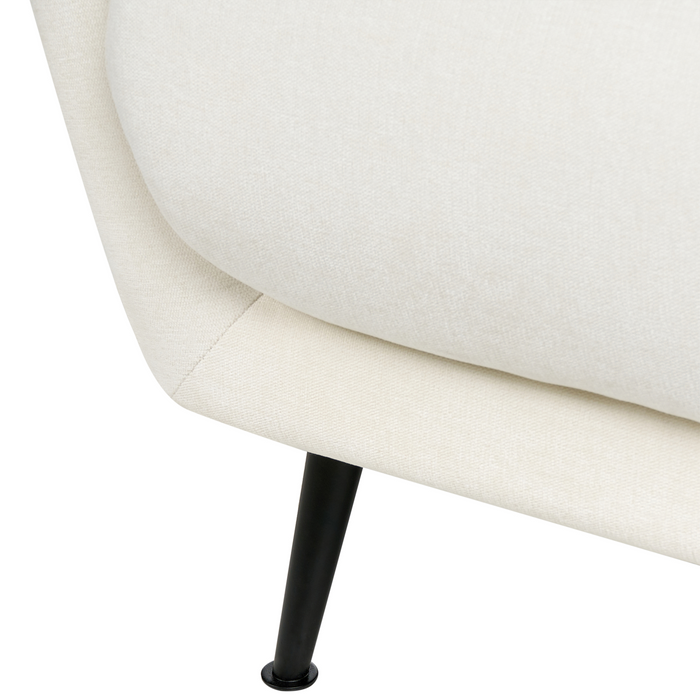 Beliani - EIBY - Fauteuil - Wit - Chenille