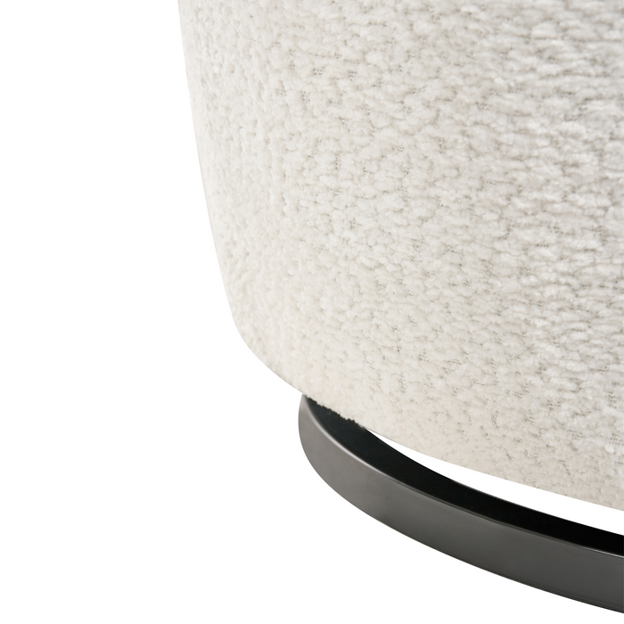 Beliani - KUOLPA - Fauteuil - Off-white - Chenille