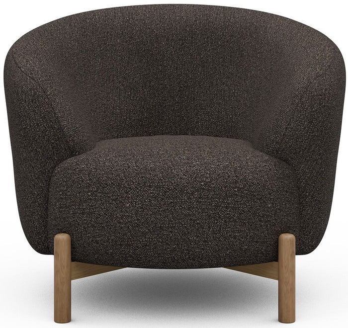Kragelund Gran Fauteuil Taupe Bouclé | Eiken
