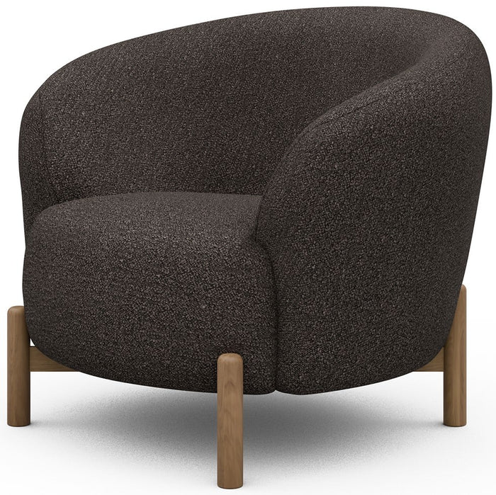 Kragelund Gran Fauteuil Taupe Bouclé | Eiken