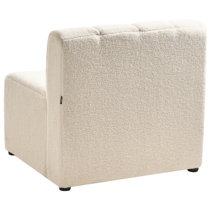 Beliani - KAGE - Fauteuil - Lichtbeige - Bouclé