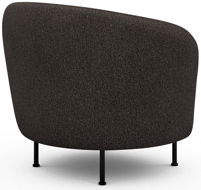 Kragelund Gran Fauteuil Taupe Bouclé Cirkel-Poot