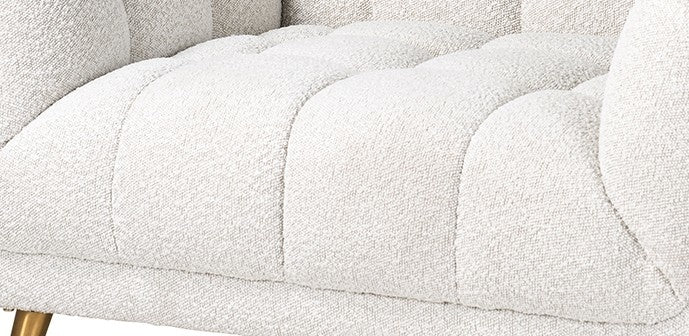 Richmond Interiors Huxley Fauteuil Wit Bouclé