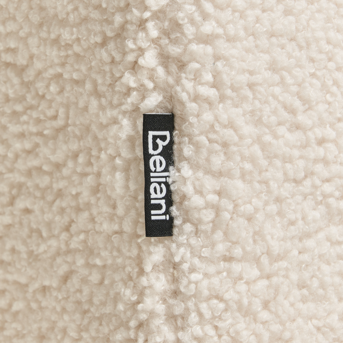 Beliani - KAGE - Fauteuil - Lichtbeige - Bouclé