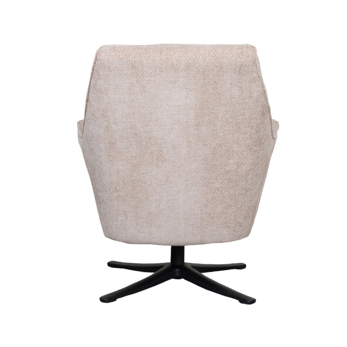 LABEL51 - Draaifauteuil Tod - Clay Elite - Zwart Metaal