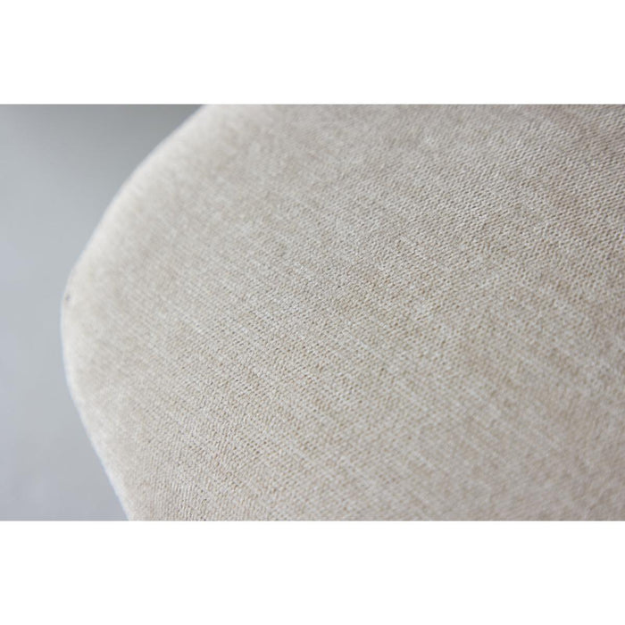 Svea - Nakamura fauteuil - rubberhout en stof - beige