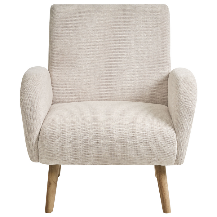 Beliani - PLASSEN - Fauteuil - Lichtbeige - Stof