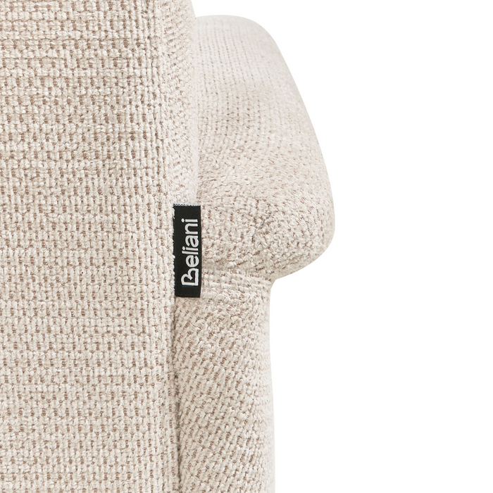 Beliani - PLASSEN - Fauteuil - Lichtbeige - Stof