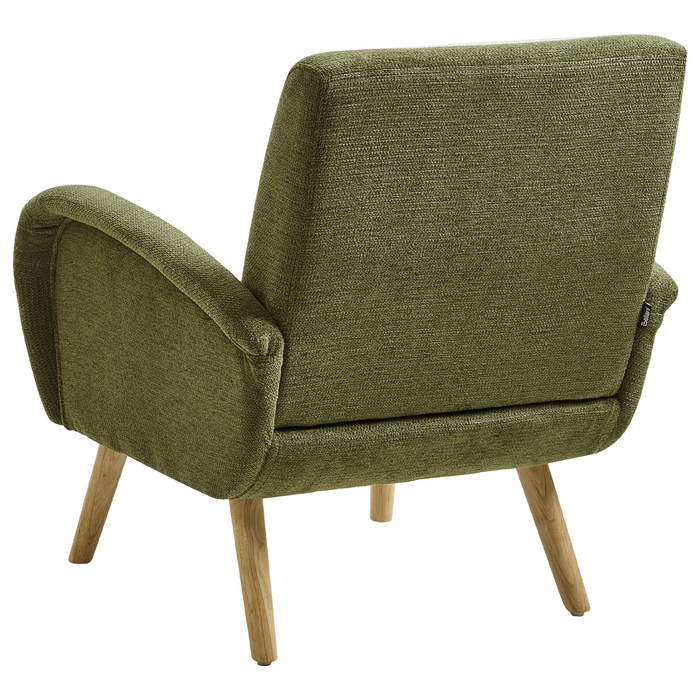 Beliani - PLASSEN - Fauteuil - Groen - Stof