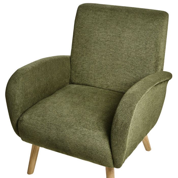 Beliani - PLASSEN - Fauteuil - Groen - Stof