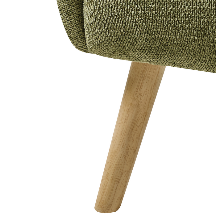 Beliani - PLASSEN - Fauteuil - Groen - Stof