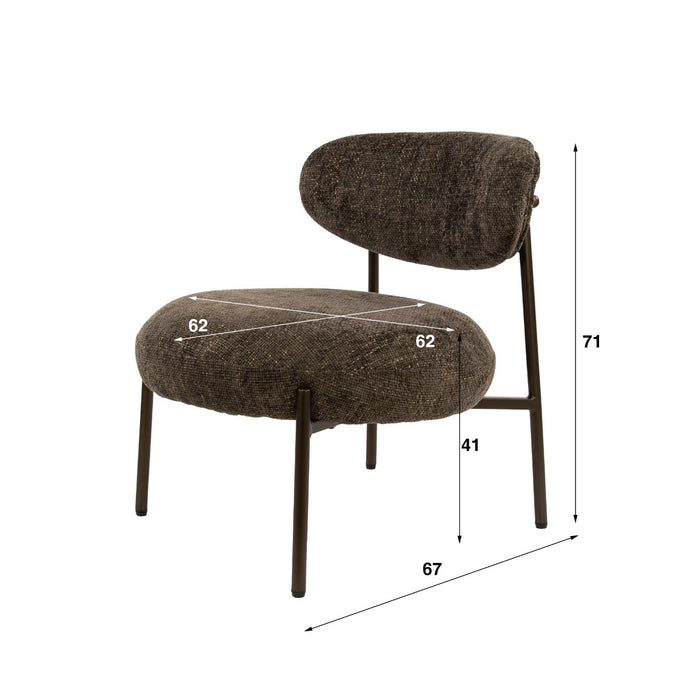 Fraaai - Pugh fauteuil tissee cargo - bruin