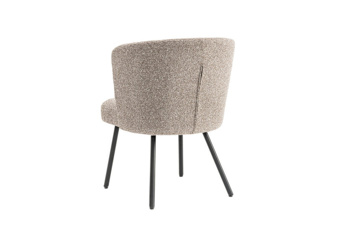 Fauteuil Cindy Taupe Stof