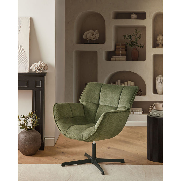 Beliani - AUMA - Fauteuil - Groen - Polyester