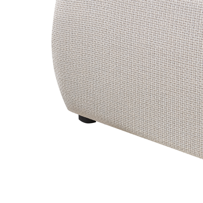 Beliani - BAJONNA - Tweepersoonsbed - Beige - 160 x 200 cm - Stof