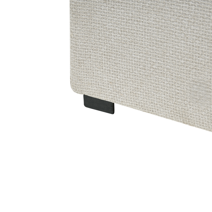 Beliani - BARONET - Boxspringbed - Off-white - 160 x 200 cm - Stof