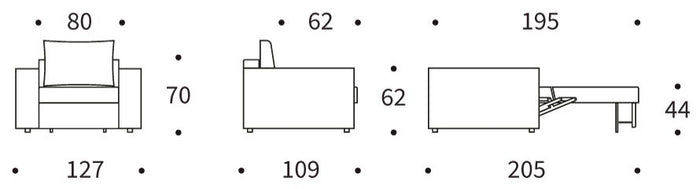 Innovation Neah X Slaapstoel Ultramarine