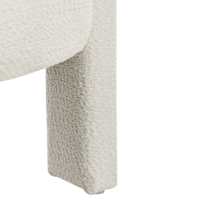 Beliani - BUREA - Fauteuil - Off-white - Chenille
