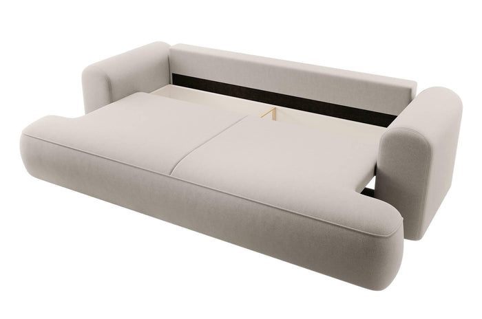 NADUVI Collection 3-zitbank Philipa velvet met slaapfunctie