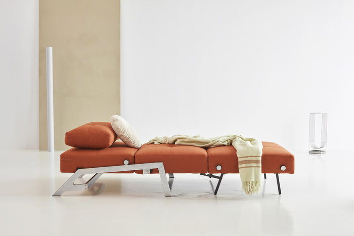 Innovation Cubed Rust | Chrome Slaapstoel