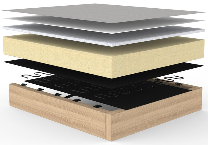 Innovation Cubed Rust | Chrome Slaapstoel