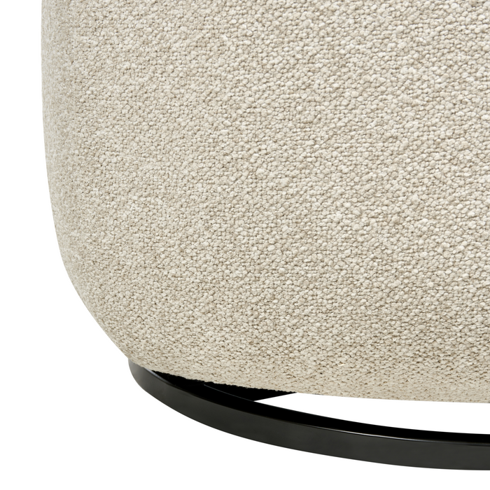 Beliani - MOLLEBY - Fauteuil - Lichtbeige - Bouclé