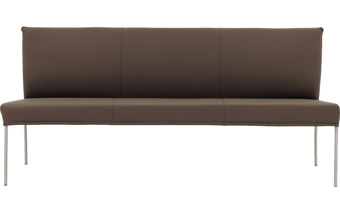 Goossens Eetkamerbank Funk, Zonder arm, 210 cm breed