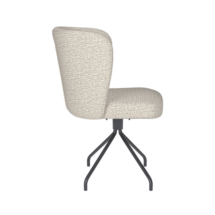 Puur Jude draaistoel metaal spider - off-white