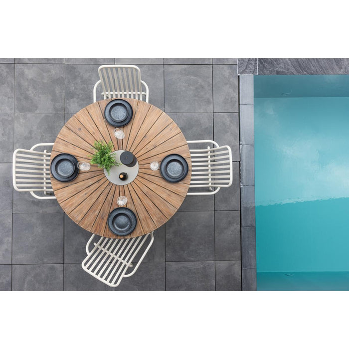Svea - Tatiana ronde tuintafel - ø140 cm - naturel
