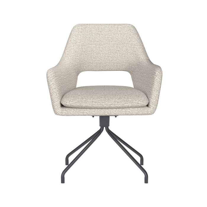 Puur Lana draaistoel metaal spider - off-white