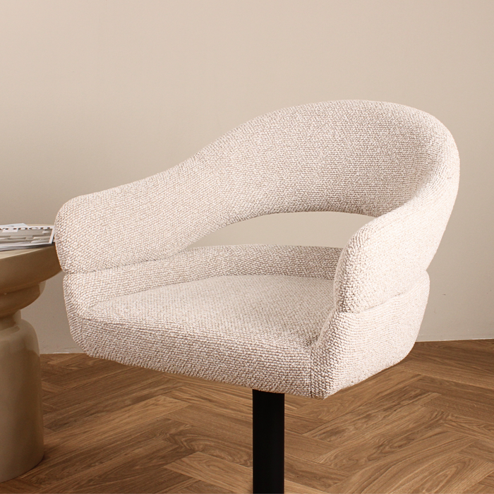 DS4U Mila terugdraai stoel - champagne