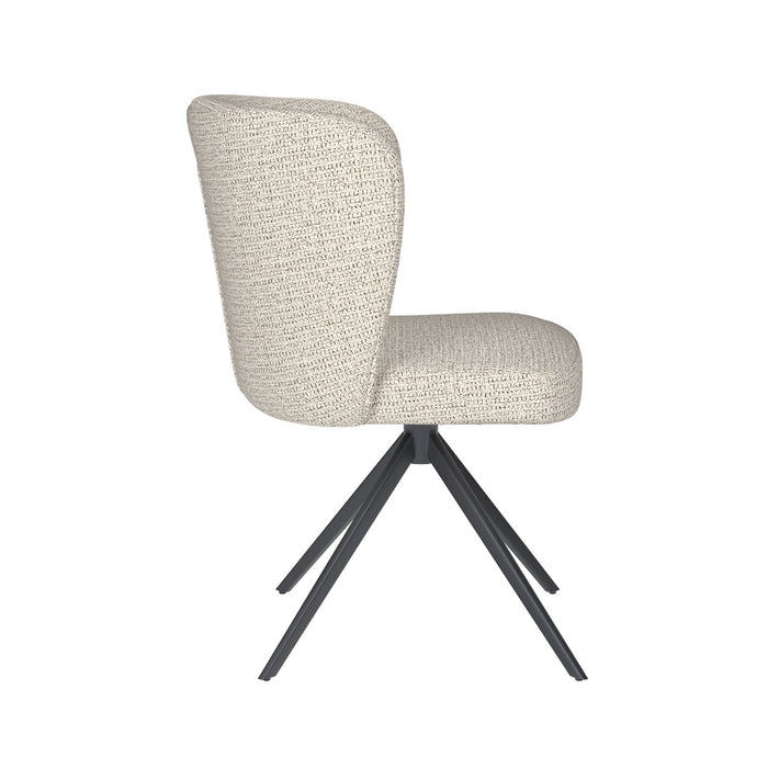 Puur Jude draaistoel metaal - off-white