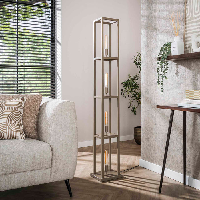 Fraaai Sandra vloerlamp 4-lichts - beige