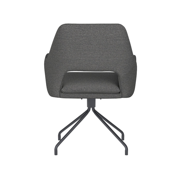 Puur Lana draaistoel metaal spider - grijs