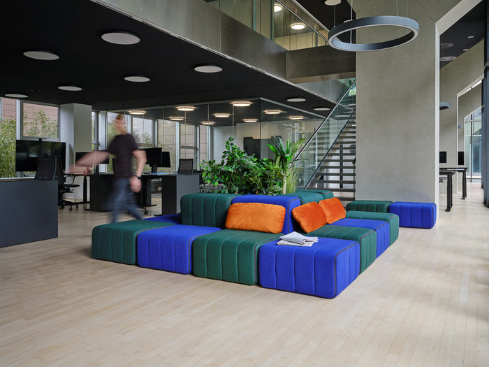 Curt-Set 3 - e.g. Flexibele bank - Jet - 9803 (Grijs)