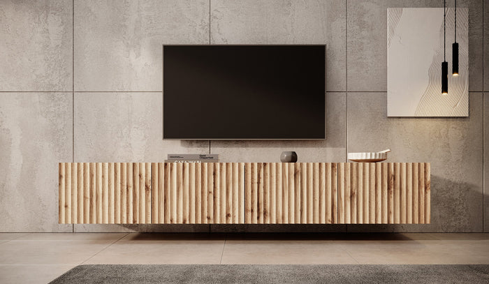 Meubella - TV-Meubel Pepinos - Eiken - 200 cm