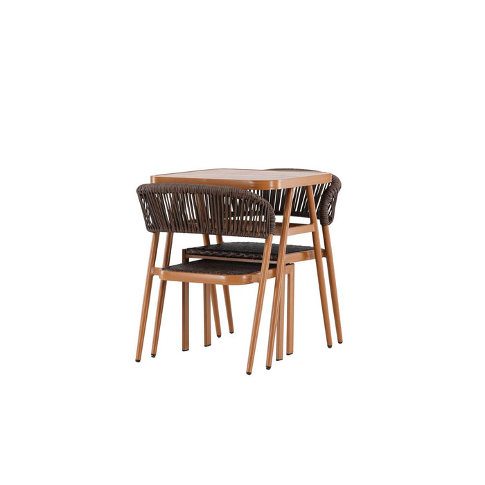 Venture Home Amadora Cafésset - Bruin