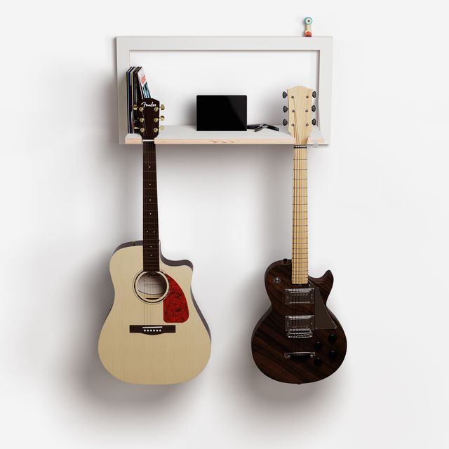 Fläpps Gitaarhäng 80x40-1 - Wit