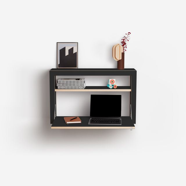 Fläpps Doos bureau 80x50x20 - Zwart