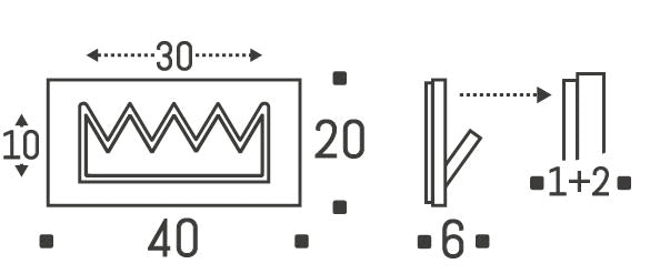 Fläpps Kledingkast Crownhäng 40x20-1 - Zwart