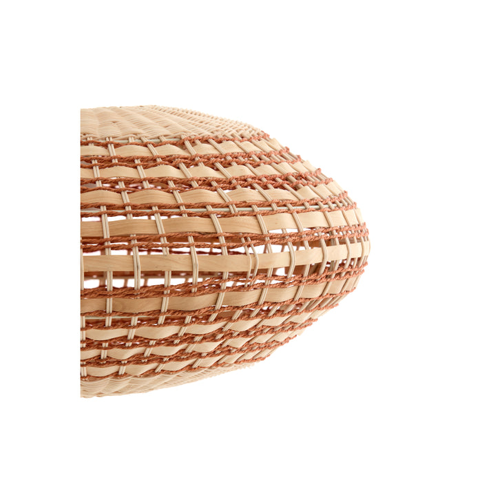 Light&living Hanglamp Ø59,5x28 cm TAWELA rotan naturel+terra