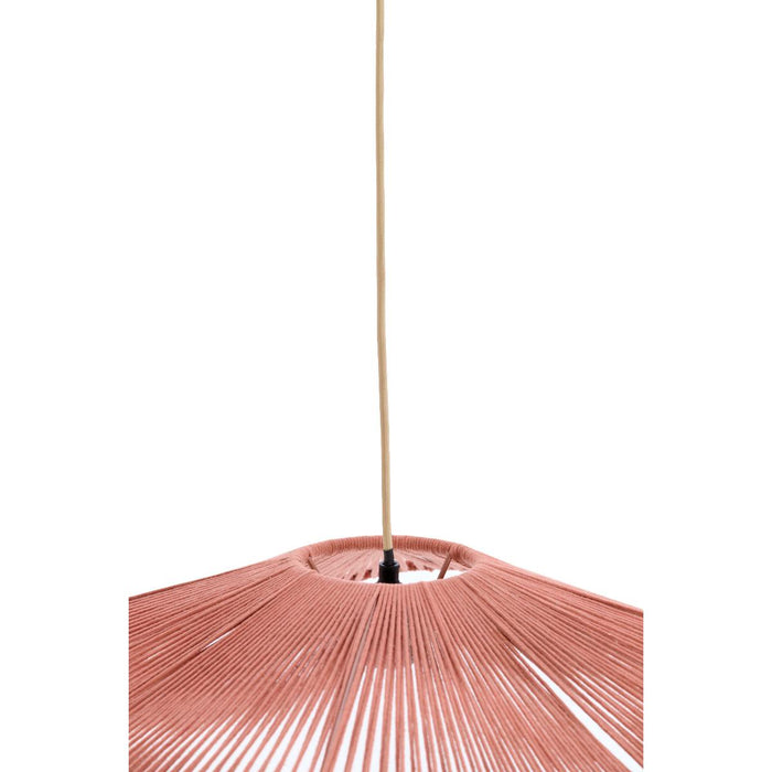 Light & Living - hanglamp - Rafa - oranje - textiel - E27 - 2976294