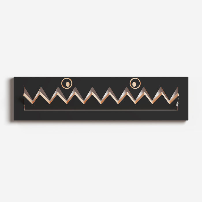 Fläpps Kledingkast Monsterhäng 80x20-1 - Zwart